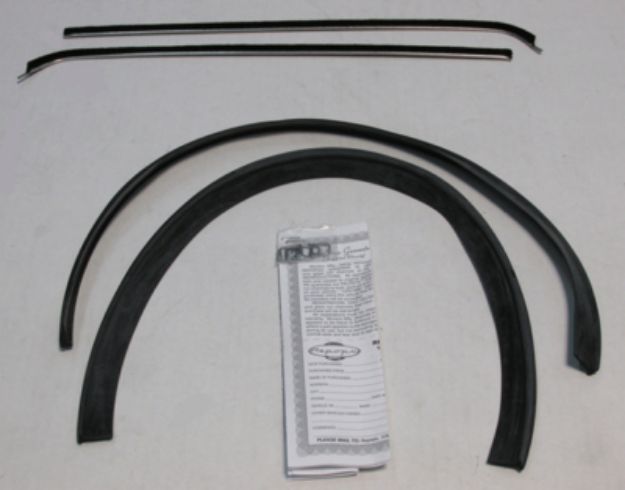 Picture of 1951-54 G.M. Truck Authentic Window Felts Whiskers Kit (4pcs)