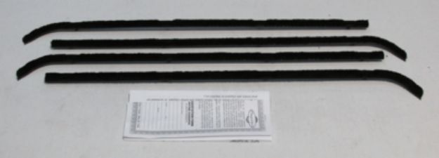 Picture of 1964-66 G.M. Truck Authentic Window Felts Whiskers Kit (4pcs)