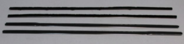 Picture of 1967-72 G.M. Truck Authentic Window Felts Whiskers Kit With Out Vent Window (4pcs)