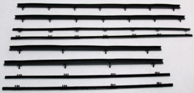 Picture of 1966-67 Nova & Chevy II 2 Door Sedan Replacement Window Felts Whiskers Kit (8pcs)