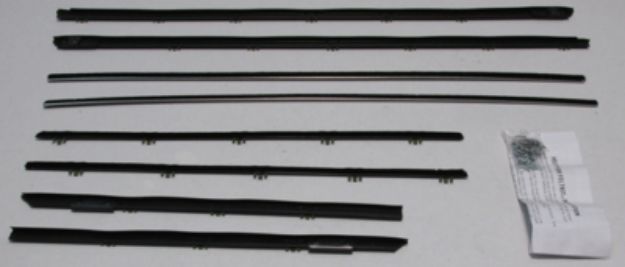 Picture of 1965 Cutlass 442 Convertible Authentic Window Felts Whiskers Kit (8pcs)