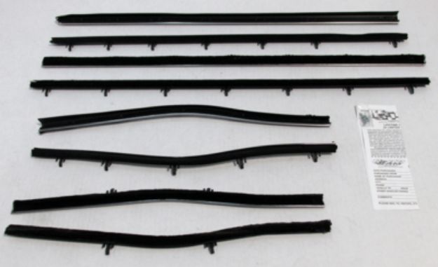 Picture of 1966-67 Cutlass 2 Door Sedan Authentic Window Felts Whiskers Kit (8pcs)