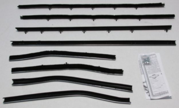 Picture of 1966-67 Cutlass Convertible Authentic Window Felts Whiskers Kit (8pcs)