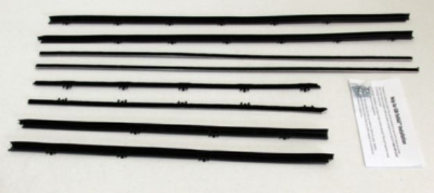 Picture of 1965 Cutlass Convertible Replacement Window Felts Whiskers Kit (8pcs)