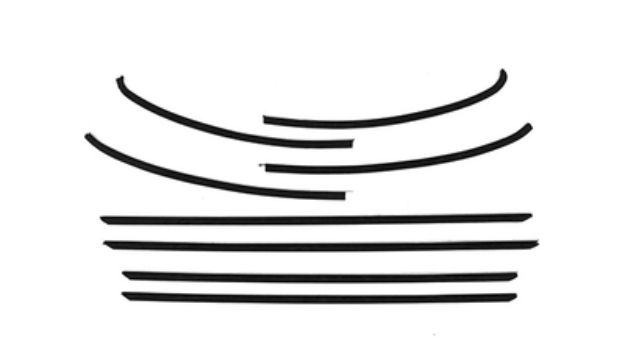 Picture of 1969-72 Cutlass Fastback Replacement Window Felts Whiskers Kit (8pcs)