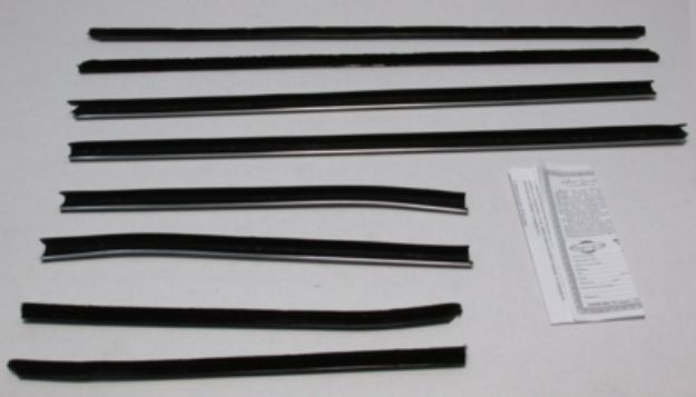 Picture of 1966-67 GTO & Lemans Convertible Authentic Window Felts Whiskers Kit (8pcs)