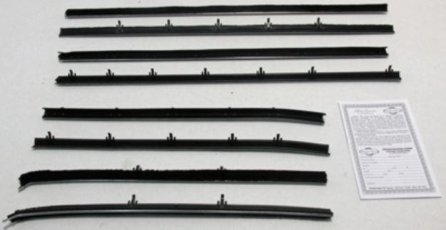 Picture of 1966-67 Tempest 2 Door Hardtop Authentic Window Felts Whiskers Kit (8pcs)
