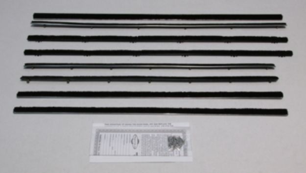 Picture of 1964-65 Falcon Tudor Sedan Authentic Window Felts Whiskers Kit (8pcs)
