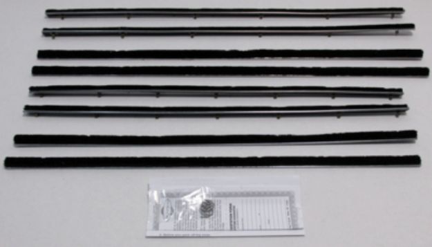 Picture of 1964-65 Falcon Tudor Sedan Authentic Window Felts Whiskers Kit (8pcs) The Thick Ones