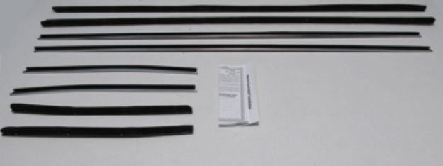 Picture of 1969-70 Full-Size Fairlane Convertible Authentic Window Felts Whiskers Kit (8pcs)