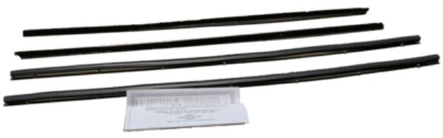 Picture of 1967-68 Mustang Fastback Authentic Window Felts Whiskers Kit (4pcs)
