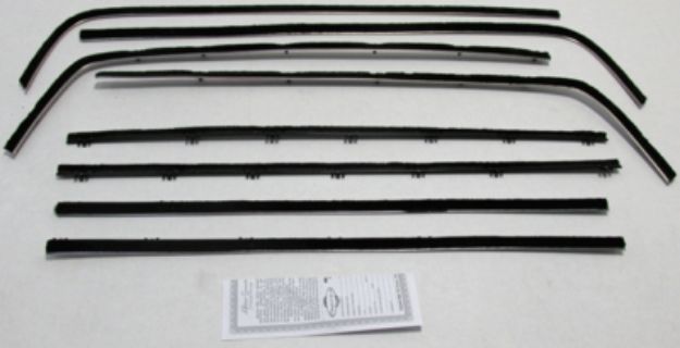 Picture of 1966-67 Dodge Charger Authentic Window Felts Whiskers Kit (8pcs)