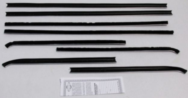Picture of 1967-69 Barracuda Notchback Authentic Window Felts Whiskers Kit (8pcs)