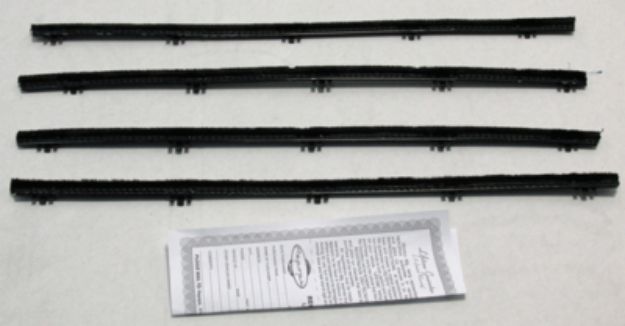 Picture of 1967-69 Dart 4 Door Sedan Outers Only Authentic Window Felts Whiskers Kit (4pcs)