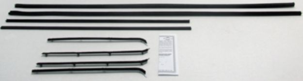 Picture of 1954-57 International Truck R & S-Series Superkit Replacement Window Felts Whiskers Kit (8pcs)