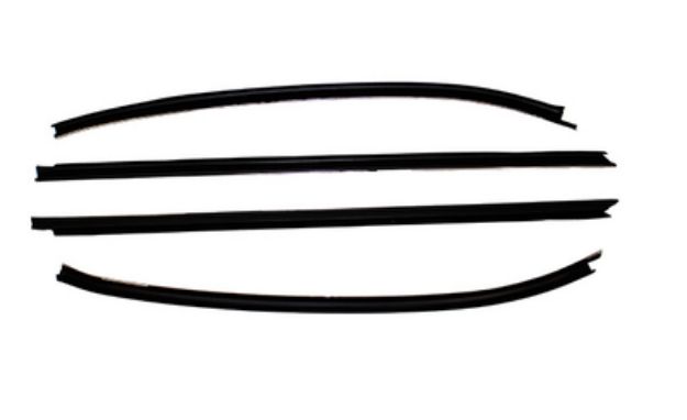 Picture of 1968 Chevelle Coupe Authentic Window Felts Whiskers Kit Inners Only (4pcs)