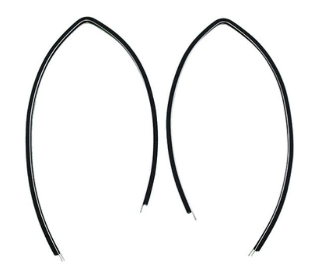 Picture of 1955-57 Bel Air 2 Door Sedan "U" Channel, Doors Only Window Felts Whiskers Kit