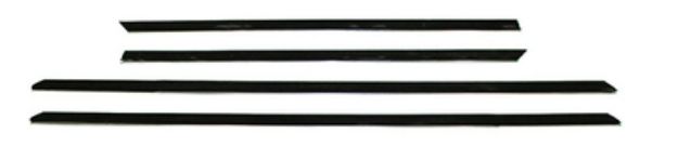 Picture of 1965 Impala 2 Door Hardtop Replacement Window Felts Whiskers Kit Inners Only (4pcs)