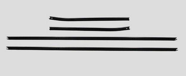 Picture of 1968-69 Coupe Standard Interior Authentic Window Felts Whiskers Kit Inners Only (4pcs)