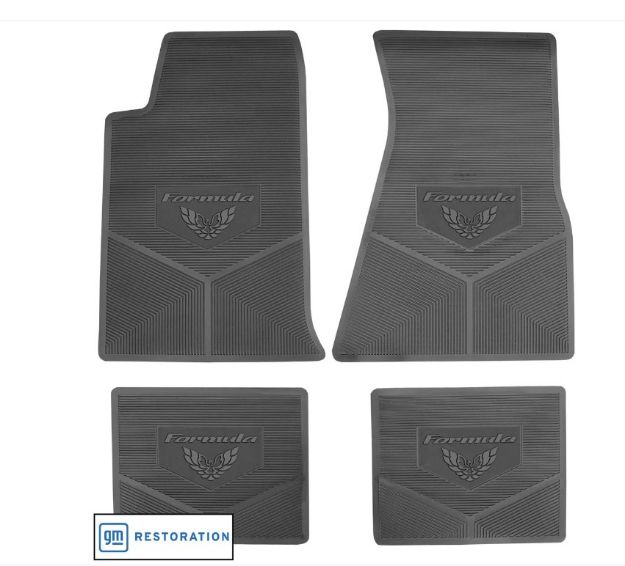 Picture of 1998-2002 Pontiac Formula Next Generation Custom Vintage Rubber Floor Mats Package