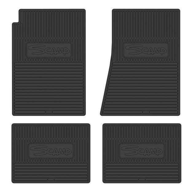 Picture of 1971-1976 Plymouth Scamp Next Generation Custom Vintage Rubber Floor Mats Package