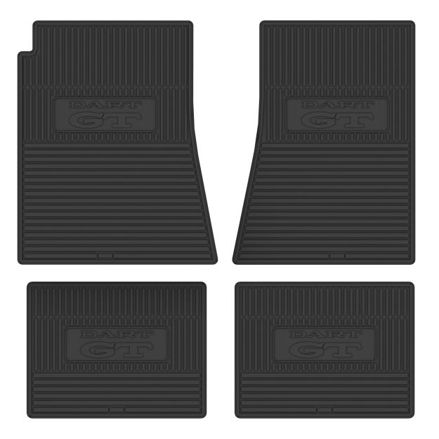 Picture of 1969 Dodge Dart Gt Next Generation Custom Vintage Rubber Floor Mats Package