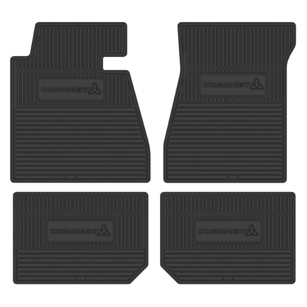 Picture of 1969-1970 Dodge Coronet Next Generation Custom Vintage Rubber Floor Mats Package