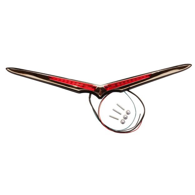 Picture of 1957 Full-Size Chevrolet Gold "V" LED Third Brake Light Assembly, Sold as Each