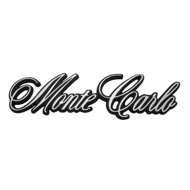 Picture of 1970-1971 Monte Carlo Rear Emblem with Tape, Sold as Each