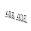 Picture of 1964 Full-Size Chevrolet Front Fender "409" Emblem, Sold as a Pair