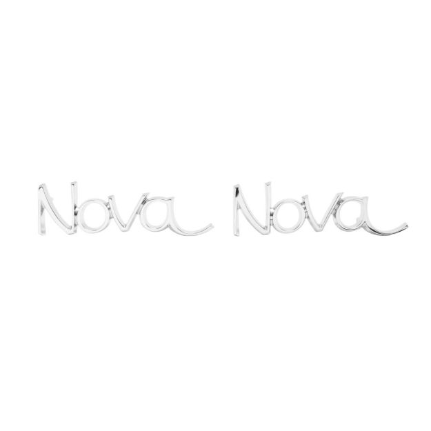 Picture of 1969-72 Nova Front Fender Emblem “Nova”, Also Fits 1968 Rear, Sold as a Pair