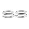 Picture of 1973-1974 Chevelle Front Fender Emblem, “SS”, White, Sold as Each