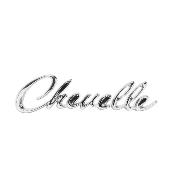 Picture of 1968 Chevelle Rear Panel Emblem, “Chevelle”, Sold as Each
