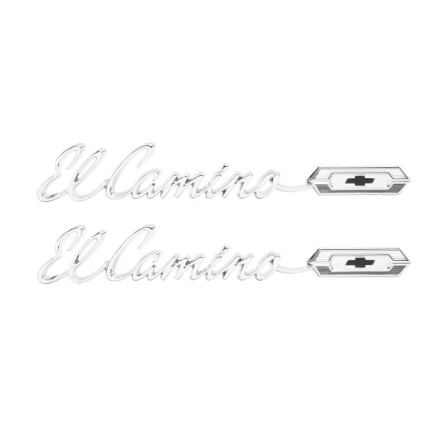 Picture of 1965 El Camino Rear Quarter Emblem, “El Camino”, Sold as a Pair
