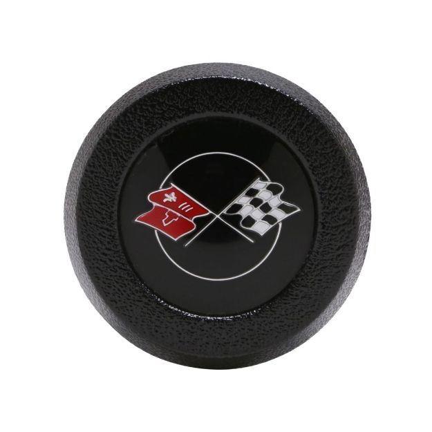 Picture of 1969-1975 Corvette Assembled Horn Button without Tilt and Telescopic, White