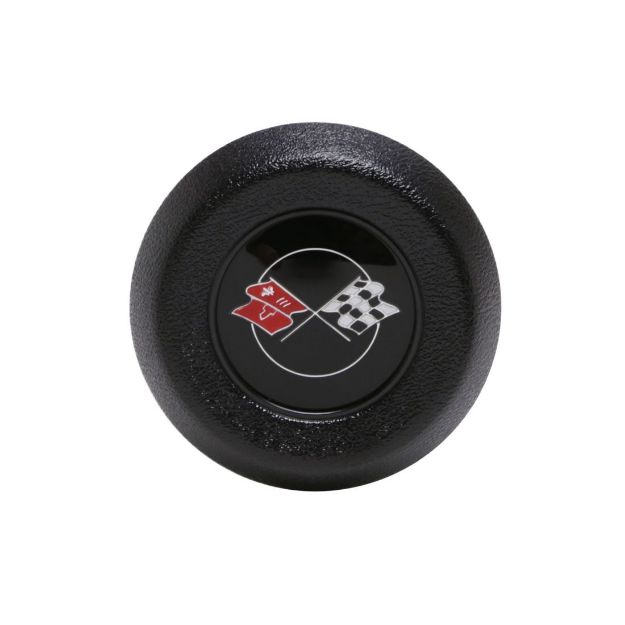 Picture of 1969-1975 Corvette Assembled Horn Button with Tilt and Telescopic, Black