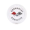 Picture of 1958-1960 Corvette Front and 1958-1962 Rear Emblem, Service Silver, Sold as Each