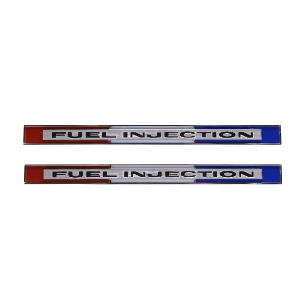 Picture of 1965 Corvette Front Fender Emblem, “Fuel Injection”, Sold as a Pair