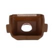 Picture of 1968-1970 Corvette Rear View Mirror Bracket Cover, Dark Saddle, Sold as Each