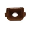Picture of 1973 Corvette Rear View Mirror Bracket Cover, Dark Saddle, Sold as Each