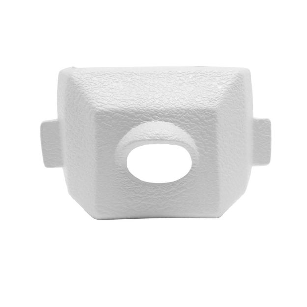 Picture of 1976 Corvette Rear View Mirror Bracket Cover, White, Sold as Each