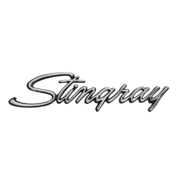 Picture of 1969-1973 Corvette Front Fender Emblem, “Stingray”, Sold as Each