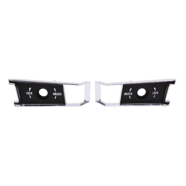 Picture of 1968-1977 Corvette Inside Door Handle Bezel. Sold as a Pair