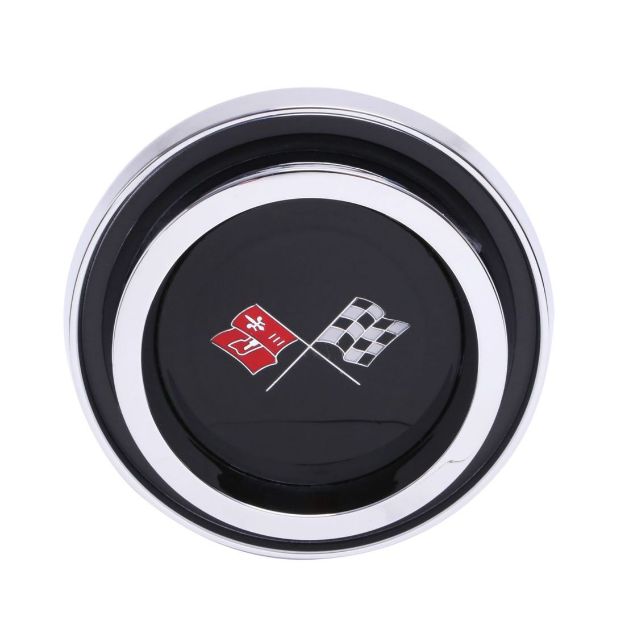 Picture of 1968-1974 Corvette Finned Wheel Cover Emblem Assembly, Sold as Each