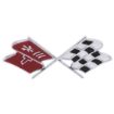 Picture of 1968 Corvette Fuel Door Emblem, Sold as Each