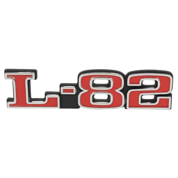 Picture of 1975-1979 Corvette Hood Emblem, “L-82”, Sold as a Pair