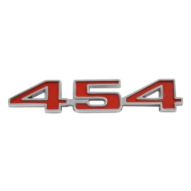 Picture of 1973-1974 Corvette Hood Emblem, “454”, Sold as a Pair