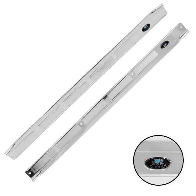 Picture of 1973-1981 Camaro Sill Plate with Stick-On Tag, Original-Style. Sold as a Pair