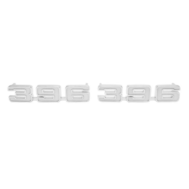 Picture of 1969 Camaro Front Fender Emblem, “396”, Sold as a Pair