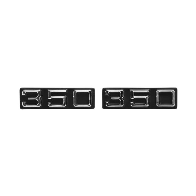 Picture of 1970-1975 Camaro Front Fender Emblem, “350”, Sold as a Pair